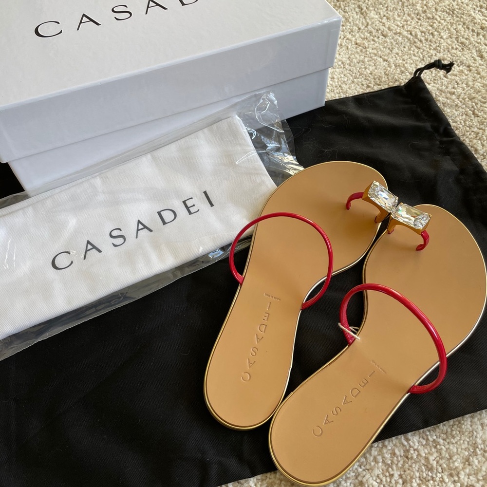 Casadei Ring Sandal US8 NWT